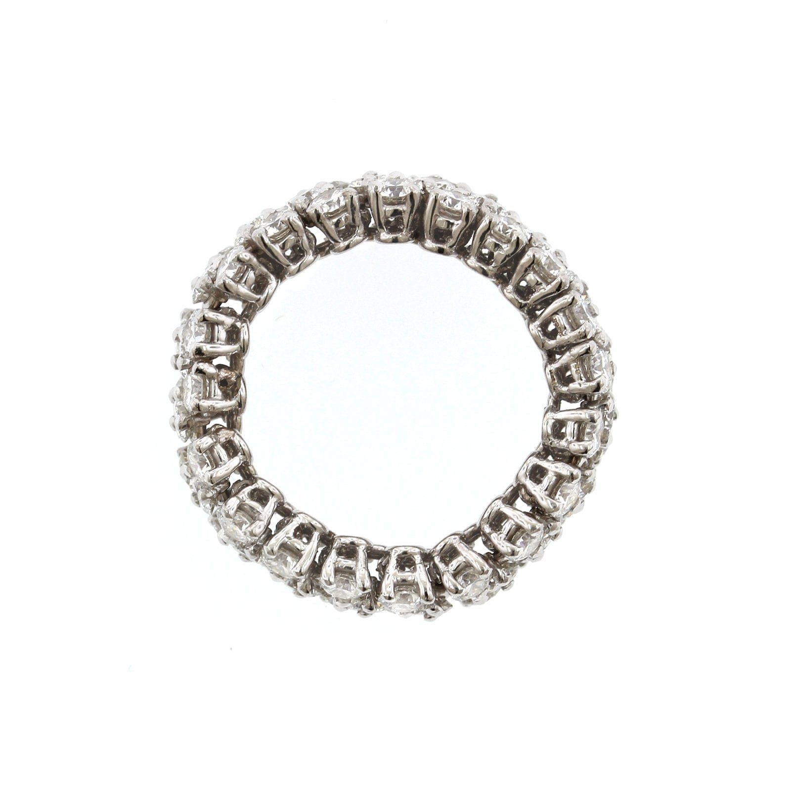 18K White Gold Flexible Diamond Ring