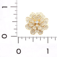 18K Yellow Gold Pansy Diamond Ring