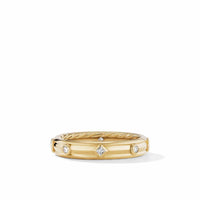 Modern Renaissance Ring in 18K Yellow Gold with Diamonds, Yellow Gold, Long's Jewelers