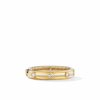 Modern Renaissance Ring in 18K Yellow Gold with Diamonds, Yellow Gold, Long's Jewelers