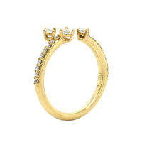 Penny Preville 18K Yellow Gold Open Diamond Ring