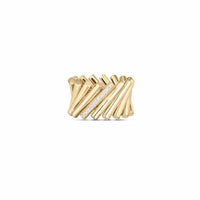 Roberto Coin 18K Yellow Gold Domino Diamond Ring