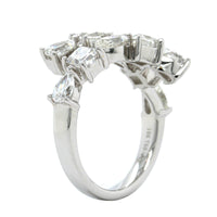 18K White Gold Multi Diamond Shape Bypass Ring, 18k white gold, Long's Jewelers