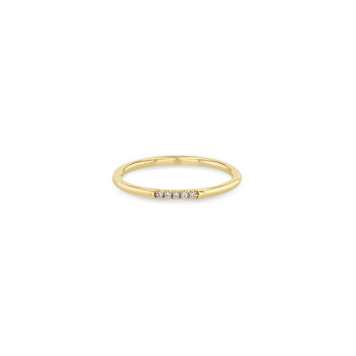 14K Yellow Gold Pave Diamond Ring, 14k yellow gold, Long's Jewelers