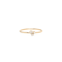 14K Yellow Gold Trio Diamond Ring, 14k yellow gold, Long's Jewelers