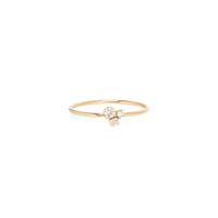 14K Yellow Gold Trio Diamond Ring, 14k yellow gold, Long's Jewelers