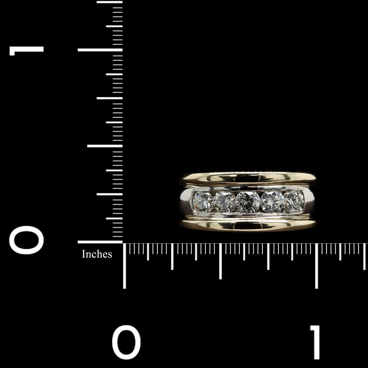 14K Two-tone Gold Estate Diamond Ring
