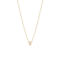 14K Yellow Gold Diamond Necklace