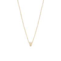 14K Yellow Gold Diamond Necklace