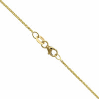 18K Yellow Gold Bezel Set Diamond Pendant, Longs Jewelers