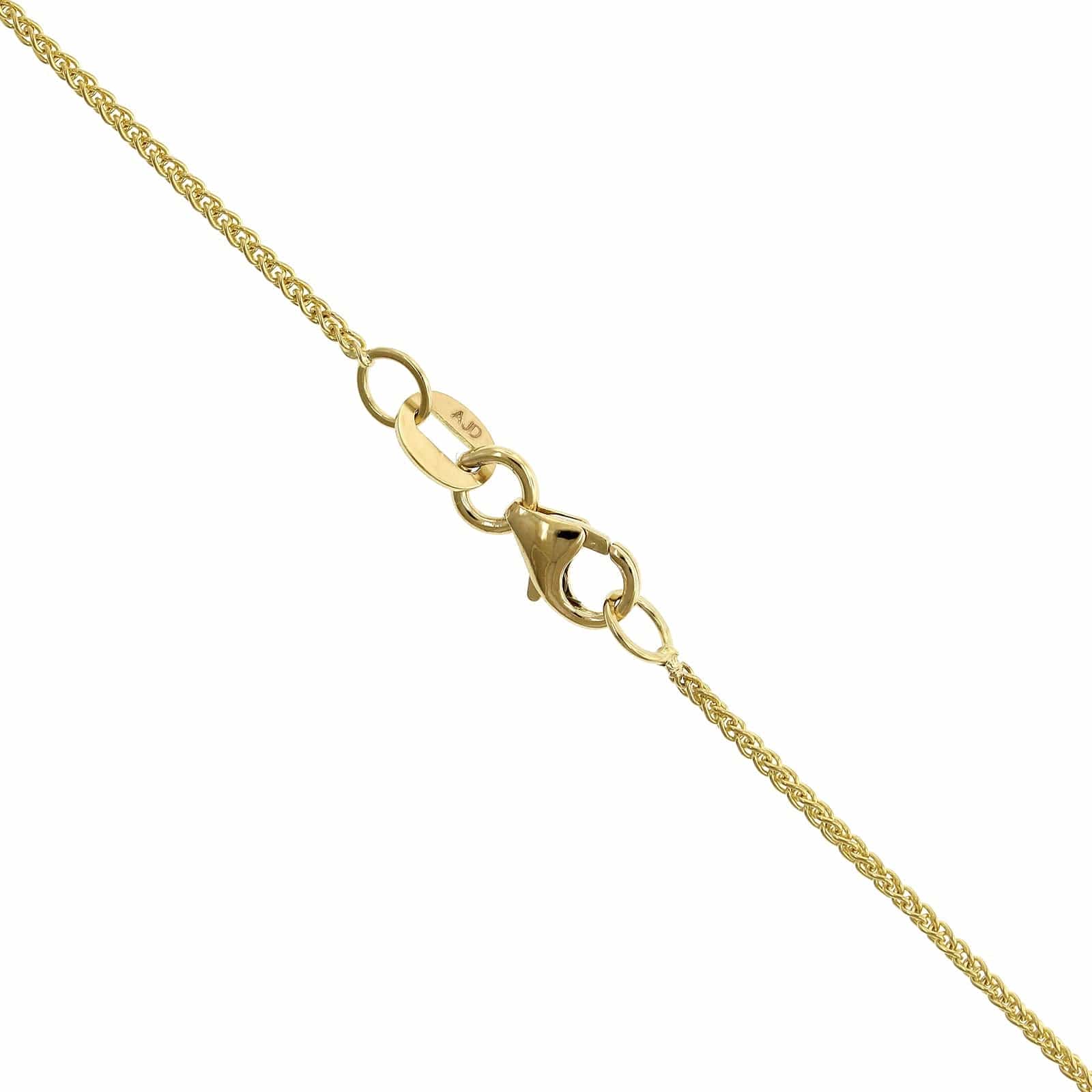 18K Yellow Gold Bezel Set Diamond Pendant, Longs Jewelers