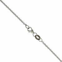 18K White Gold Emerald Cut Diamond Halo Pendant, 18k white gold, Long's Jewelers