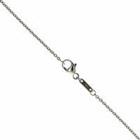 18K White Gold Ruby Diamond Halo Pendant