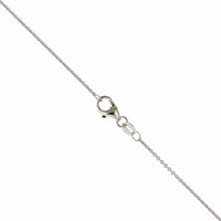 18K White Gold Pear Shape Ruby Diamond Halo Pendant