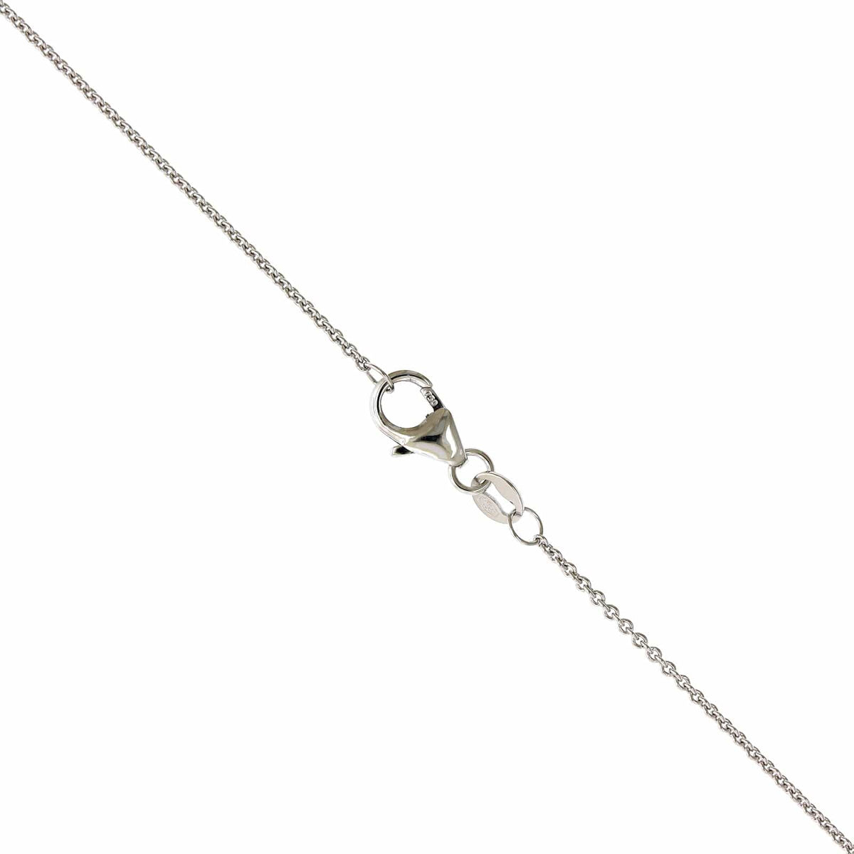18K White Gold Pear Shape Ruby Diamond Halo Pendant