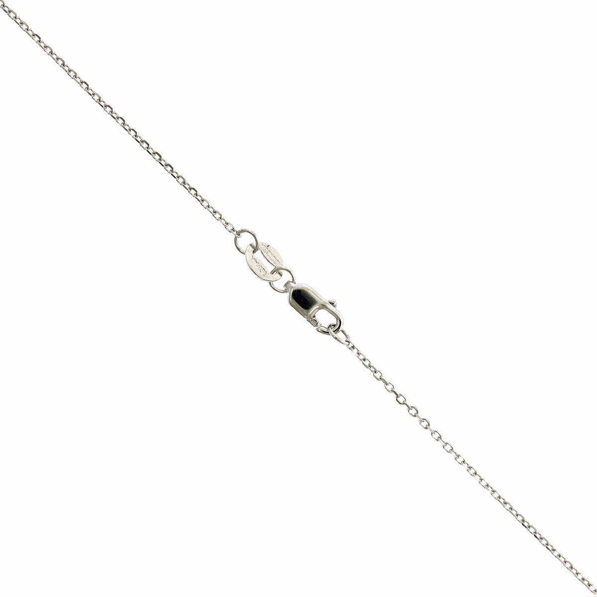 14K White Gold Emerald Cut Ruby Diamond Halo Pendant