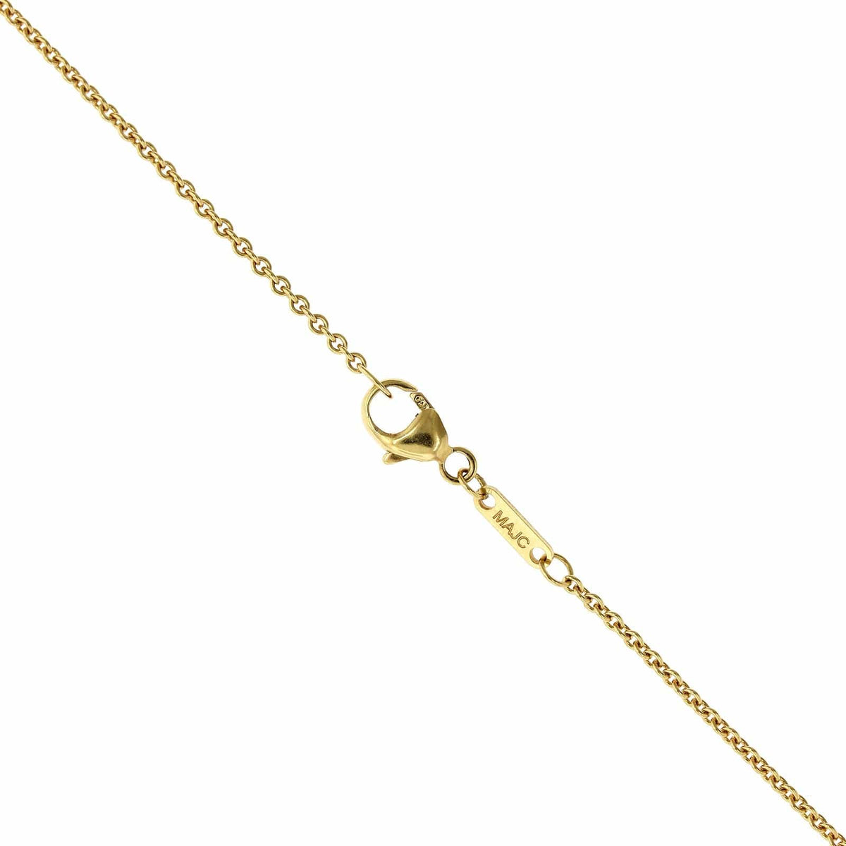 18K Yellow Gold Ruby and Diamond Halo Pendant, Long's Jewelers