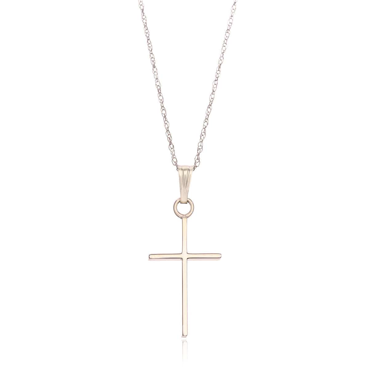 14K Yellow Gold Cross Pendant