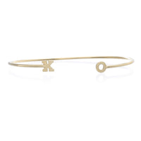 14K Yellow Gold XO Bracelet