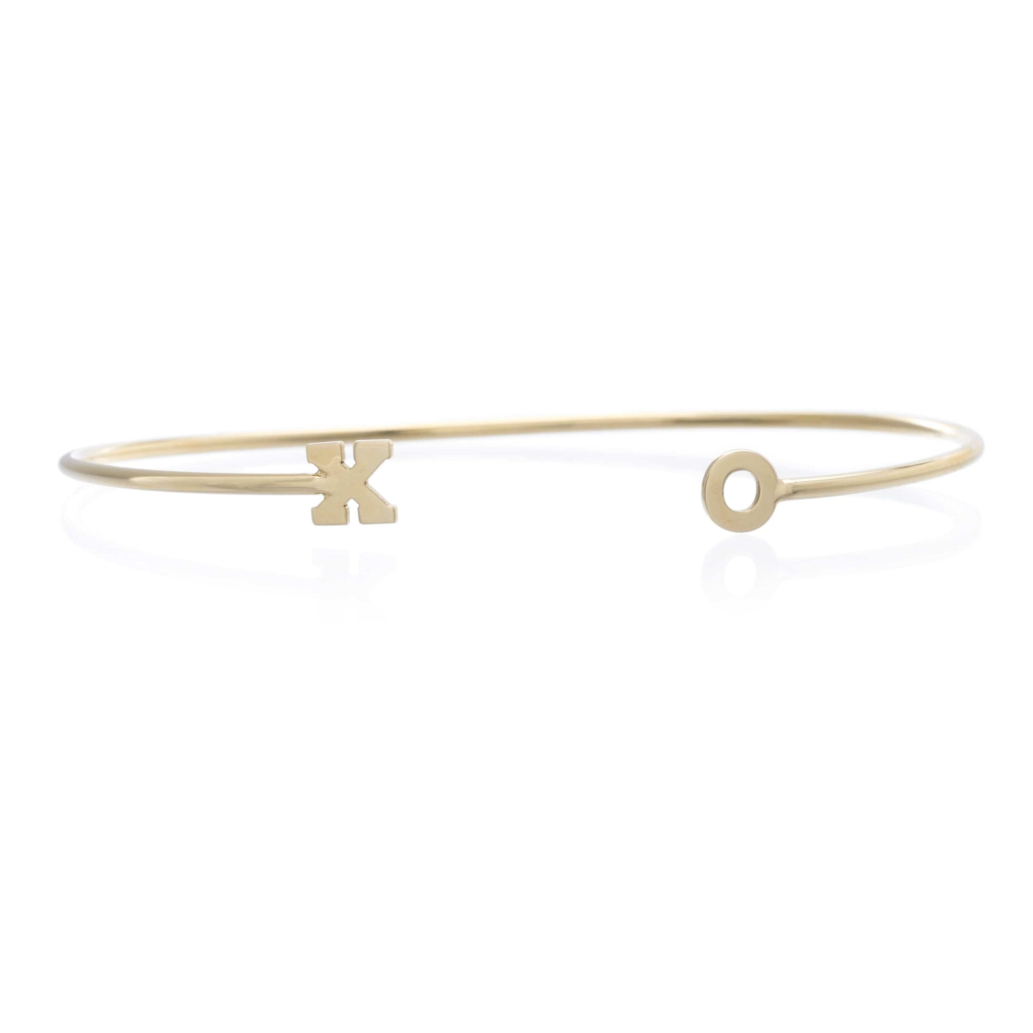 14K Yellow Gold XO Bracelet