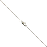 14K White Gold Rainbow Sapphire Bar Necklace, 14k white gold, Long's Jewelers