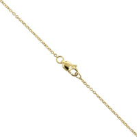 14K Yellow Gold Rainbow Sapphire Bar Necklace, 14k yellow gold, Long's Jewelers