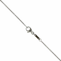 Platinum Pear Shape Sapphire Diamond Pendant