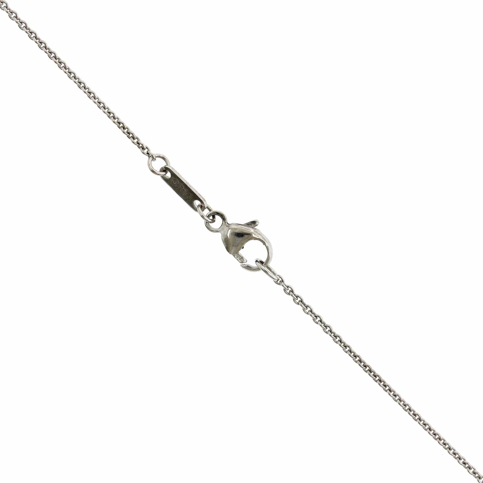 Platinum Sapphire and Diamond Pendant, Long's Jewelers