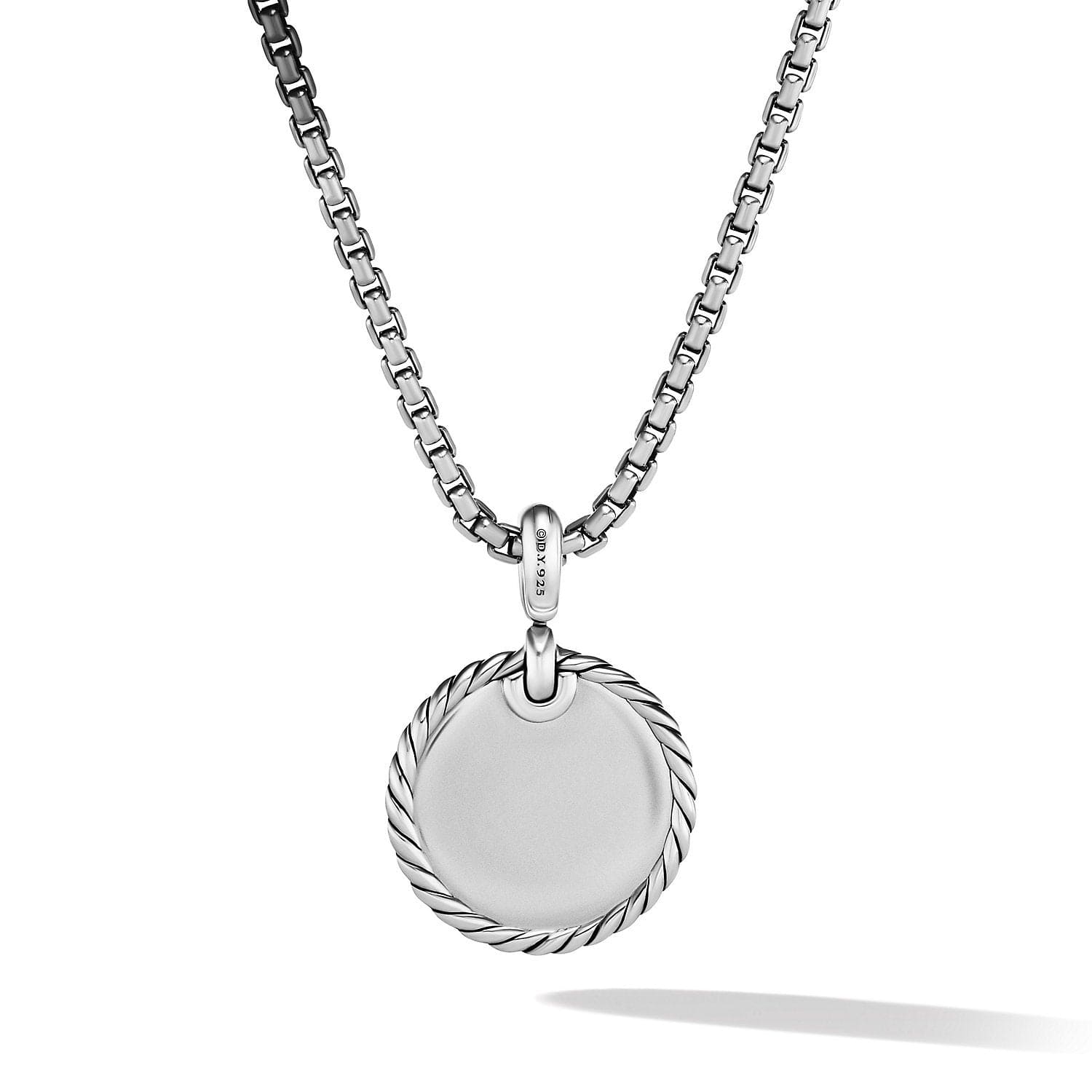 DY Elements® Disc Pendant with Pavé Diamonds