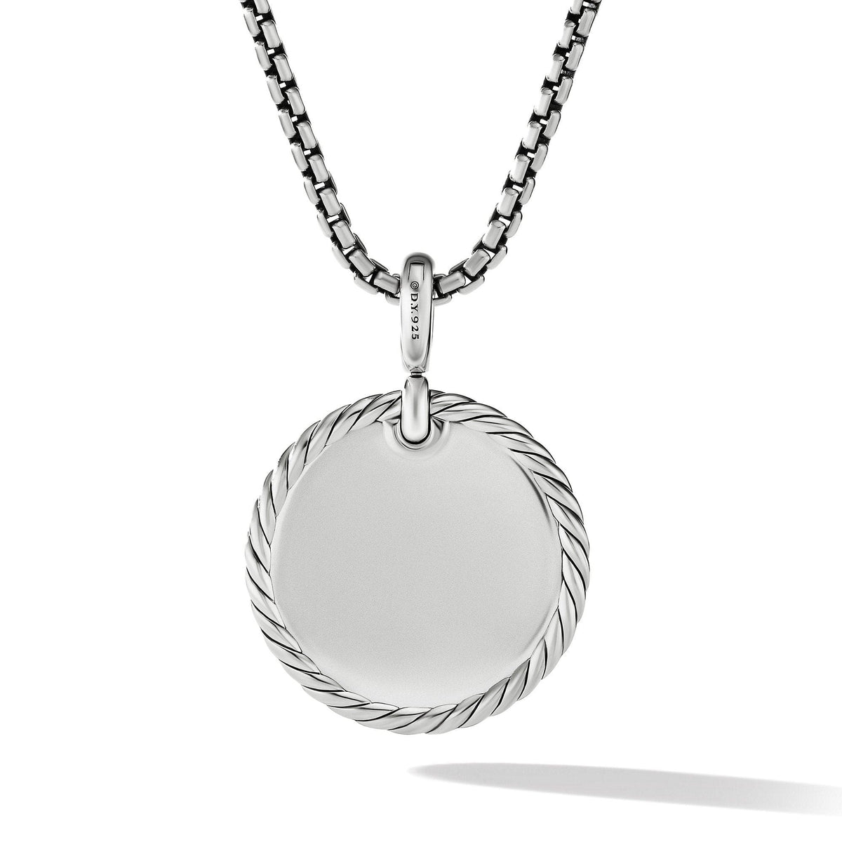 DY Elements® Disc Pendant with Pavé Diamonds