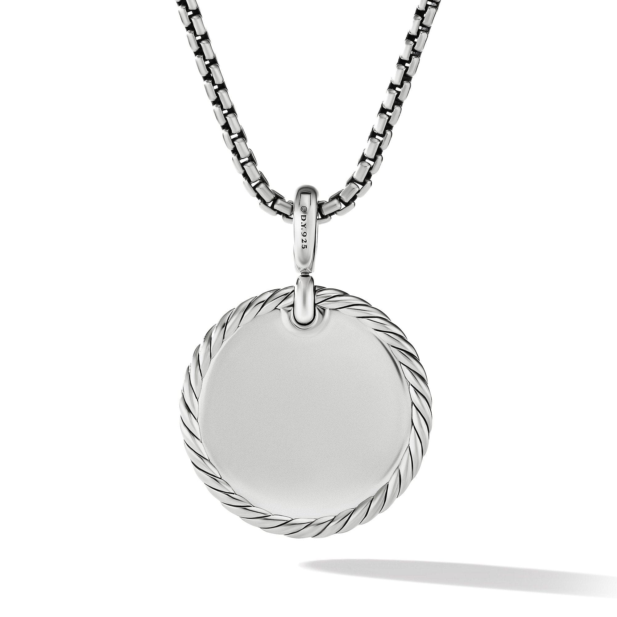 DY Elements® Disc Pendant with Pavé Diamonds