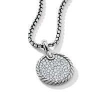 DY Elements® Disc Pendant with Pavé Diamonds