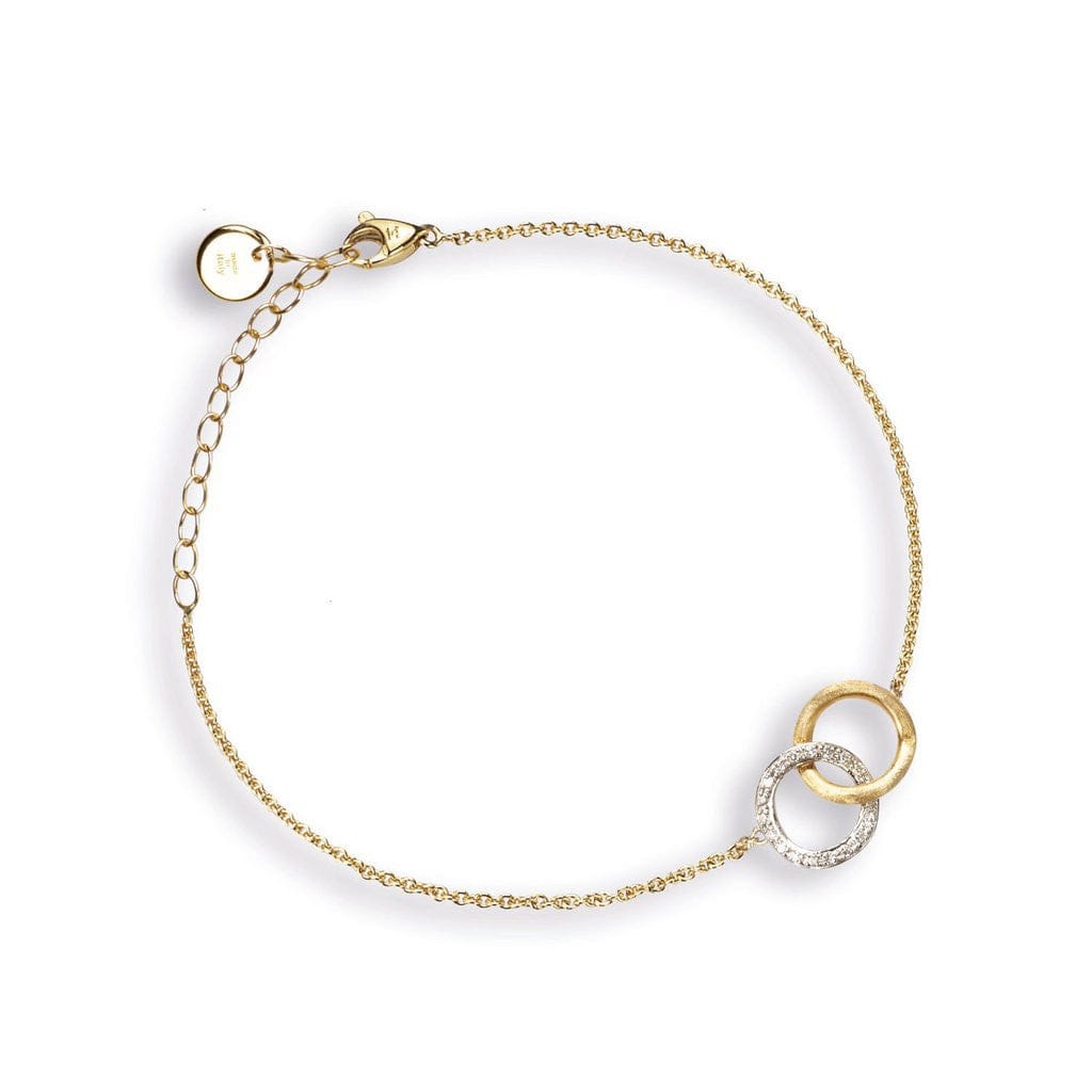 Marco Bicego Delicati 18K Yellow Gold Diamond Round Link Bracelet