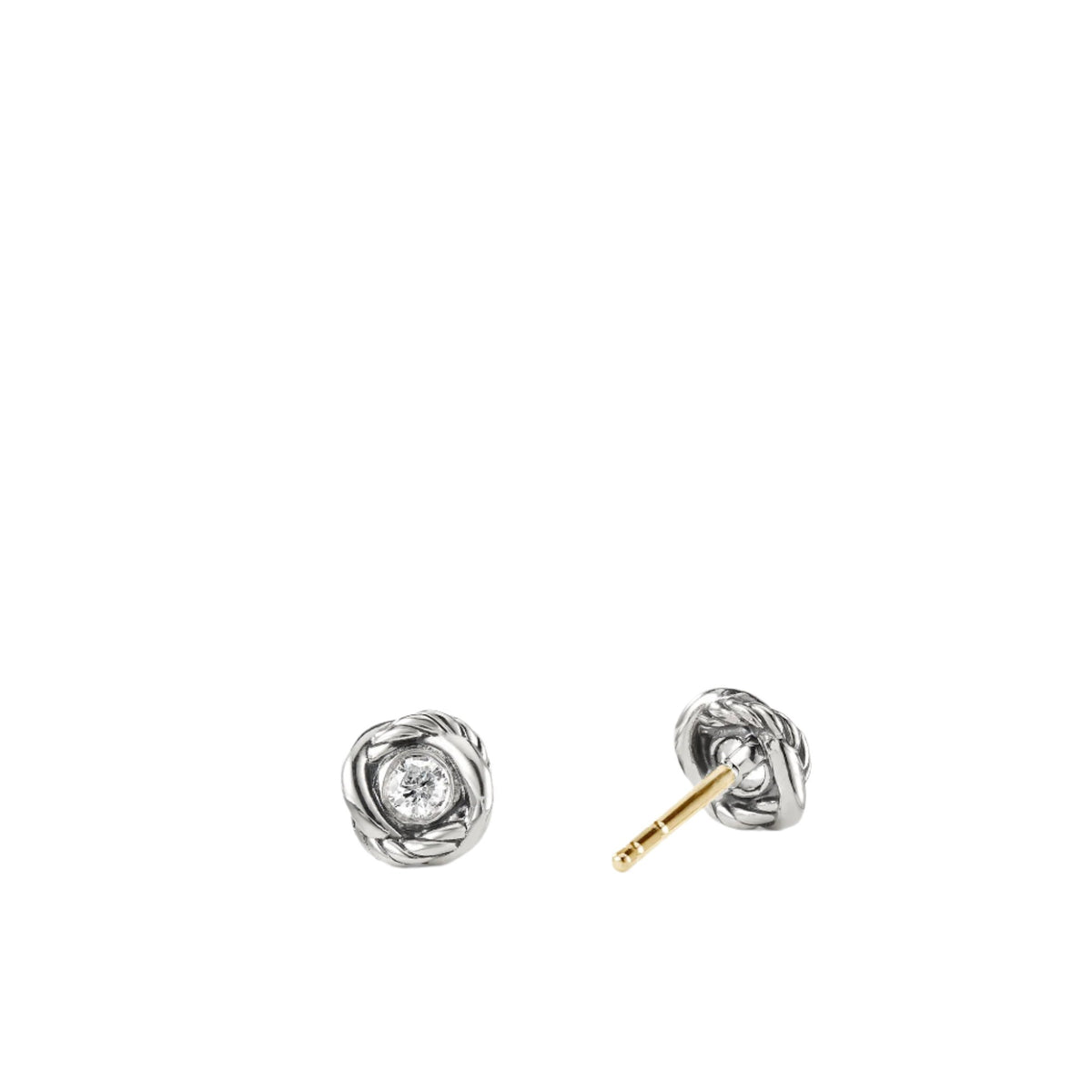 Infinity Earrings with Diamonds