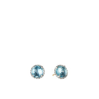 Earrings with Blue Topaz