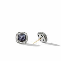 Earrings with Lavender Amethyst and Diamonds