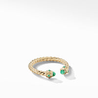 Renaissance Color Ring in 18K Yellow Gold with Emeralds