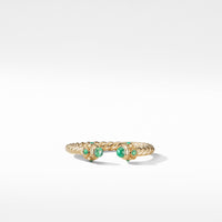 Renaissance Color Ring in 18K Yellow Gold with Emeralds
