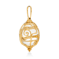 18K Yellow Gold Crystal Diamond Enhancer