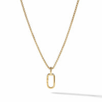 Smooth Amulet Holder in 18K Yellow Gold