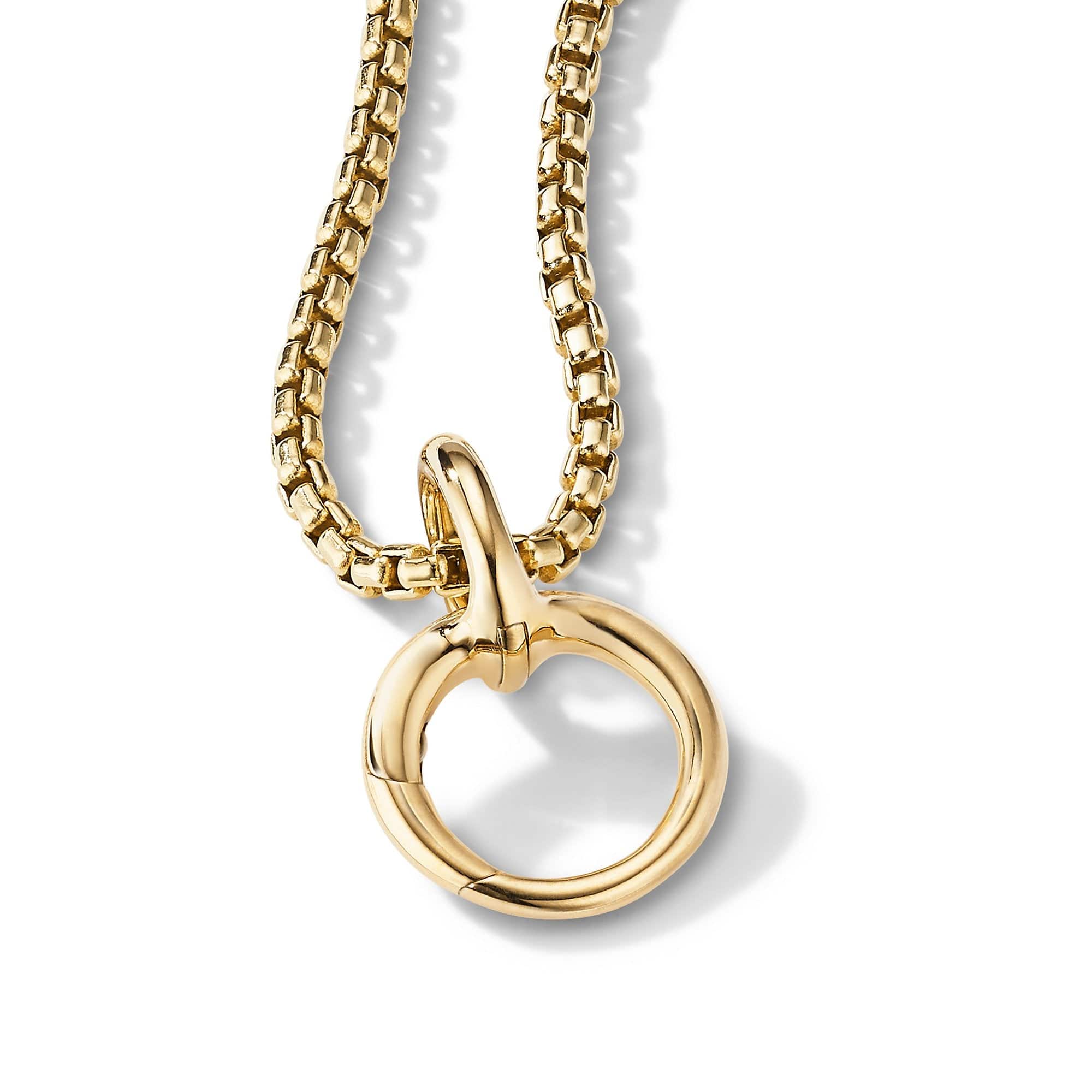 Smooth Bail Holder in 18K Yellow Gold