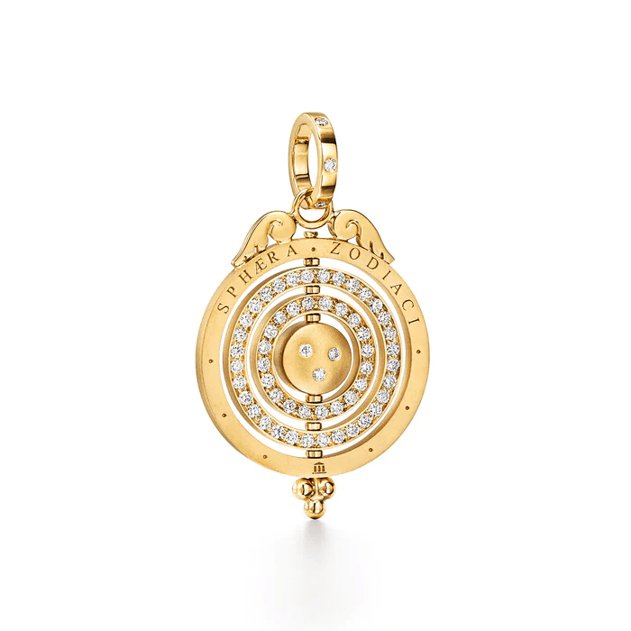 18K Yellow Gold Triple Orbit Tolo Pendant, Long's Jewelers