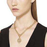 18K Yellow Gold Triple Orbit Tolo Pendant, Long's Jewelers
