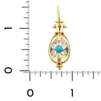 Temple St. Clair 18k Yellow Gold Rock Chrystal Stella Amulet