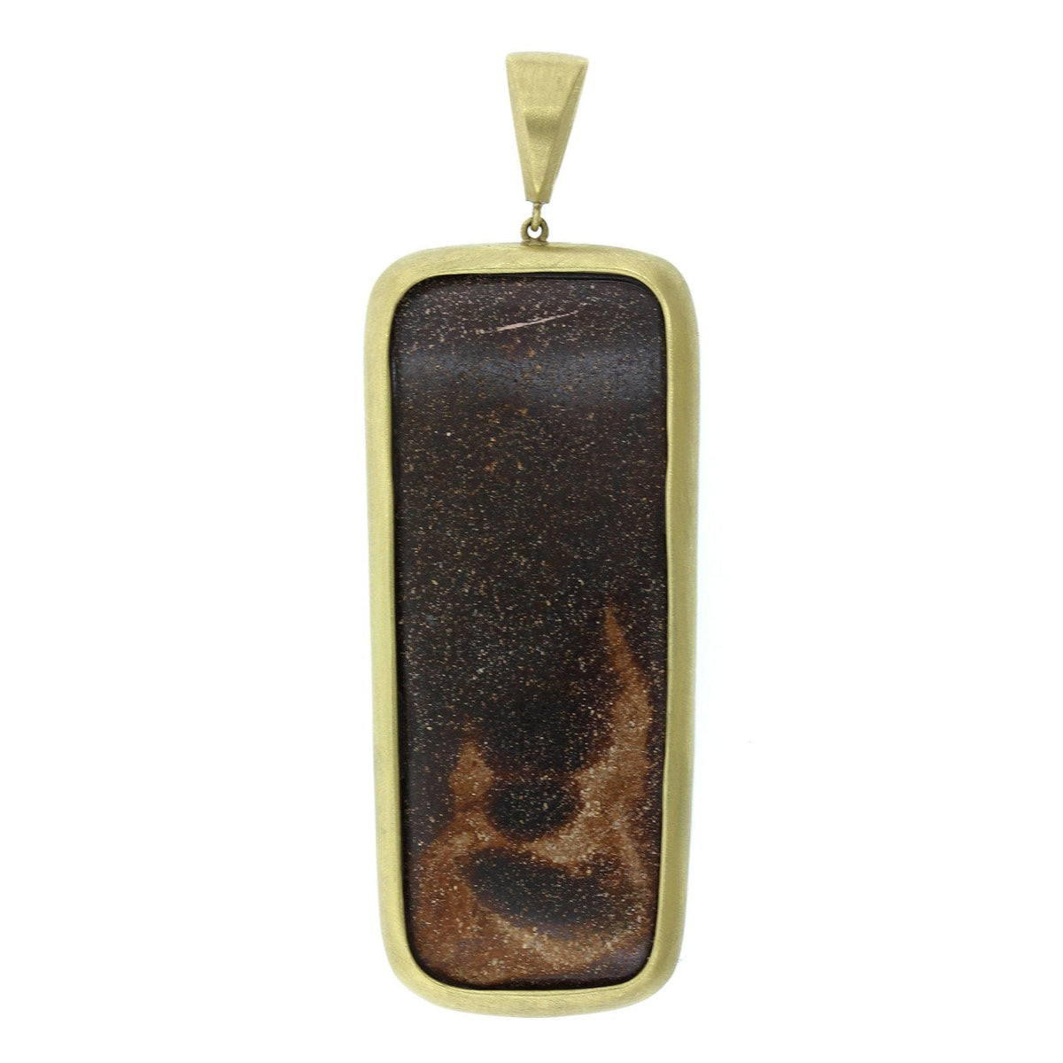 Suzy Landa 18K Yellow Gold Opal and Diamond Pendant