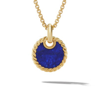 DY Elements® Disc Pendant in 18K Yellow Gold with Malachite, Long's Jewelers