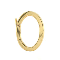 14K Yellow Gold Circle Enhancer Link