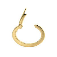 14K Yellow Gold Circle Enhancer Link