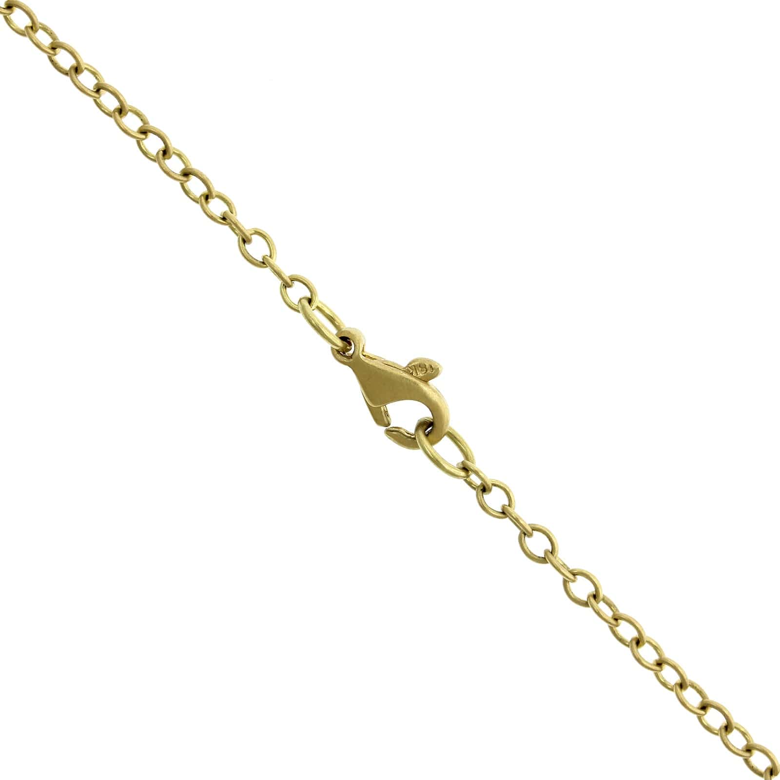 Suzy Landa 18K Yellow Gold Green Blue Tourmaline Totem Pendant