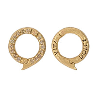 18K Yellow Gold Dolce Vita Diamond Charm Holder